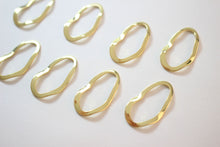 Load image into Gallery viewer, Irregular Openwork Pendant, 14K Gold/Silver Plated Charm, Necklace Pendant, Jewelry Making Pendant ZZ087