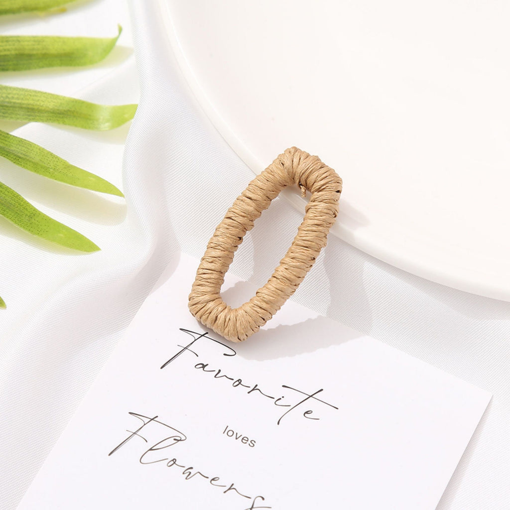 Rattan Weaving Earring Findings, Boho earring making, Hawaii Vacation Style Cute Earrings for girl ,Handmade Earring Finding BS004