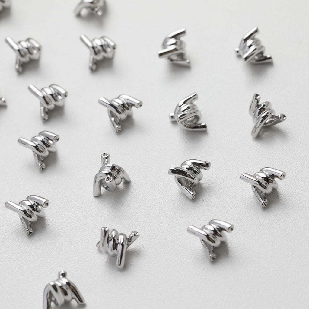 Knotted Spacer Bead, Spacing beads 14K Gold/Silver Plated, Bracelet Necklace Making Jewelry Finding GZ517