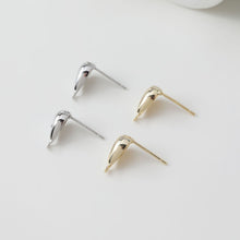 تحميل الصورة إلى عارض المعرض، قرط متدلي غير منتظم، ذهب/فضة عيار 14 قيراط، أقراط فضة S925 خالية من النيكل، قرط دائري مع حلقة BB122-D0400