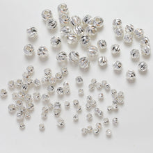 Load image into Gallery viewer, 50pcs Round Cutting Spacer Beads, Gold Beads, 18K Gold Plated, 2.5mm,3mm,4mm,5mm,6mm, Bracelet Necklace Making Jewelry Finding SC016