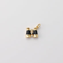 Load image into Gallery viewer, Telescopes Pendant, Enamel 3D Telescopes Charms, 18K Gold Plated Telescopes Charms, For Bracelet And Necklace Making, Jewelry Findings S1435
