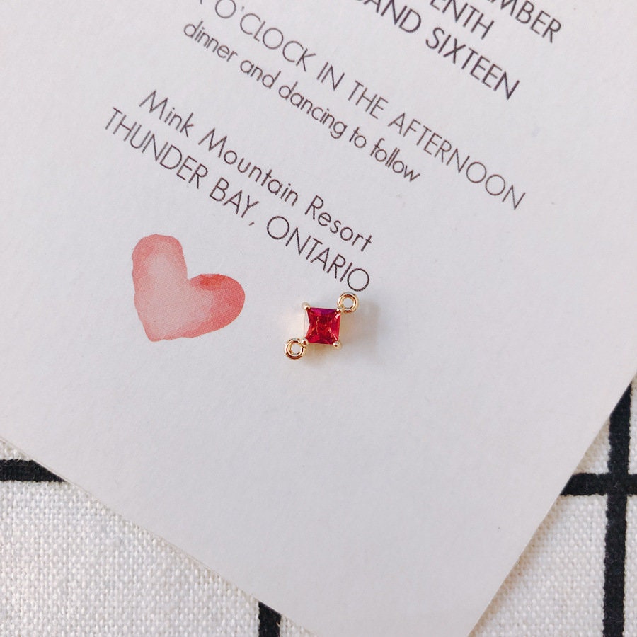 10 conectores de cristal rómbico, colgantes de cristal, chapados en oro de 18 quilates, accesorios de joyería MY078-F233