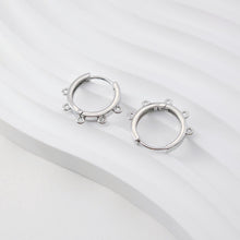 Load image into Gallery viewer, Multi-loop Earring Hoop, Gold Plated Huggie Hoop Earring with Loop, Huggie Hoops DIY Earring  Findings,Handmade Earring Supplies D0102