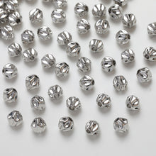 Load image into Gallery viewer, 10pcs Gold Plated Stone Beads, Uneven beads, 14K Gold, Silver, White, Spacer Beads, Irregular Beads, Bracelet Beads, Jewelry Finding GZ261