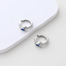 Load image into Gallery viewer, Twisted Teardrop Earring Hoops, Gold Plated Huggie Hoop Earring, CZ Leverback Earring, DIY Earring  Finding, Handmade Earring Supplies S1404