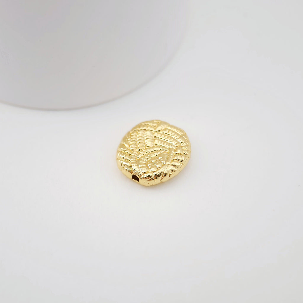 10pcs Spacer Beads Collection, 18K Gold Plated, Round Beads, Dainty Jewelry Making Beads, Jewelry Finding S1179