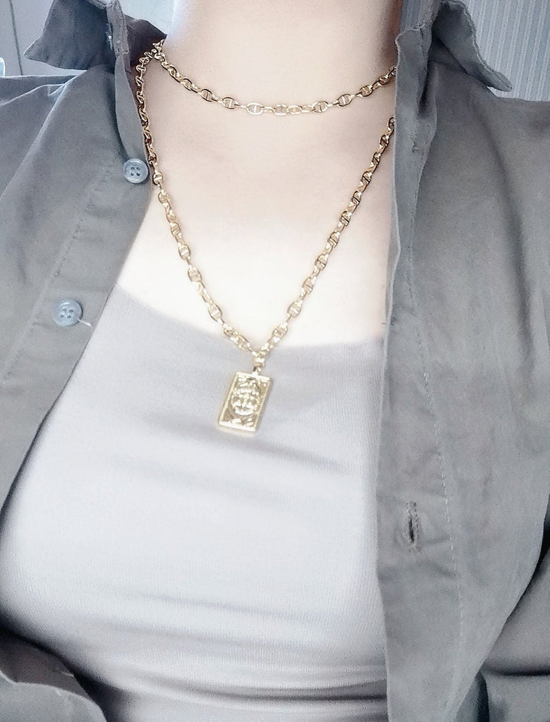 Pig Nose Chain- 5.7mm Flat- 18K Gold Plated Chains, Loose Chains for Jewelry Wholesale, Unfinished Chain for Necklace Making S929