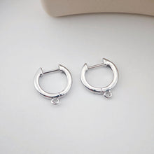 تحميل الصورة إلى عارض المعرض، 4 قطع من حلقات الأذن Huggie Hoops، حلقات أذن رافعة مطلية بالذهب عيار 18 قيراطًا، نتائج صنع الأقراط الذهبية لصنع المجوهرات D0107