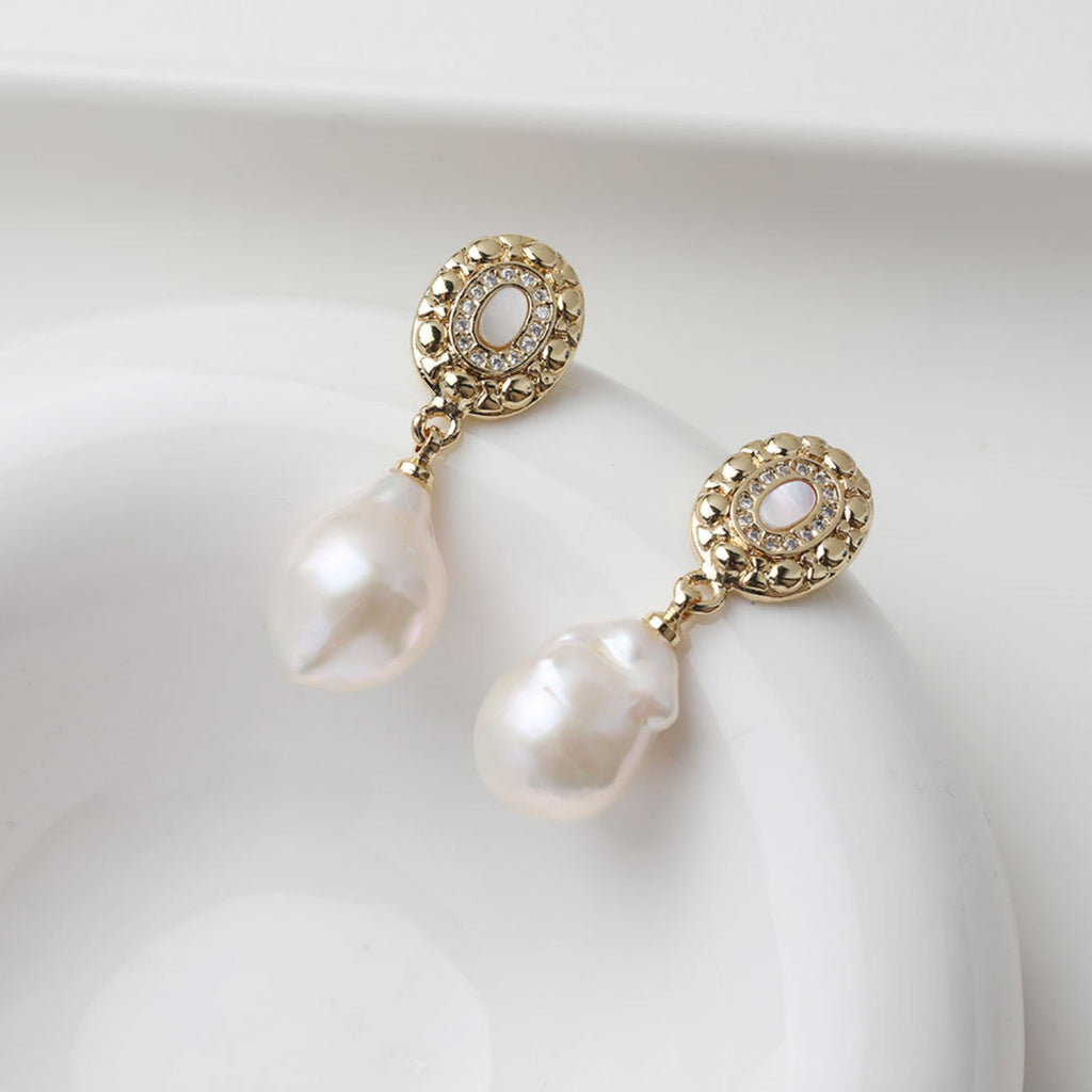 Oval Shape Post Earring, S925 Silver Ear Pin Nickel Free, Pave CZ, MOP, Ear Stud with Peg Bail Caps for Half Drilled Earring Findings GZ503