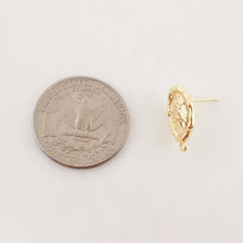 Load image into Gallery viewer, 4pcs Elizabeth Earring Post With Loop, S925 Silver Ear Pin Nickel Free Earrings, Hypoallergenic Earring Findings ZX045