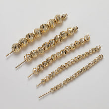 Load image into Gallery viewer, 50pcs Round Cutting Spacer Beads, Gold Beads, 18K Gold Plated, 2.5mm,3mm,4mm,5mm,6mm, Bracelet Necklace Making Jewelry Finding SC016