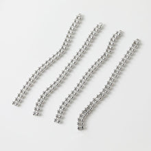 Load image into Gallery viewer, Gold Beads Chain Tassel Pendant, Beads Chain Charm, 18K Gold Plated Earring Chain Pendant, Earring Findings GZ173