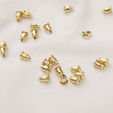 100PCS Ear Nuts, 14k Gold/Silver Plated Earring Backs,  Earring Stoppers, Wholesale Earring Findings JY022-D0023