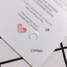 Cargar imagen en el visor de la galería, 10 colgantes de concha en forma de hoja, dijes de concha, accesorios para aretes y bisutería MY086