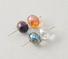 Load image into Gallery viewer, 30pcs Oval Ball Glass Beads, 19x15mm, Crystal Glass Loose Beads for Jewelry Making, DIY Beads Finding GZ031