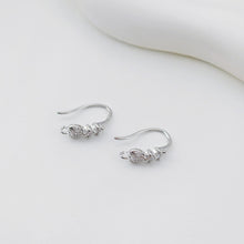 Load image into Gallery viewer, 4pcs 18K Gold Plated Ear Wires, Heart Cubic Pave Earring Hooks, Nickel Free, Fish Hooks, Ear Wires for Jewelry Making D0135