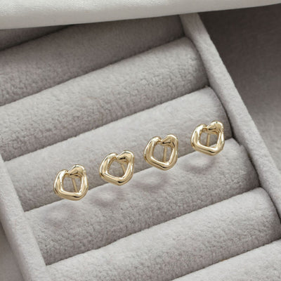 Irregular Earring Post, 14K Gold/Silver Plated,  S925 Silver Pin Nickel Free Earrings, Hypoallergenic Earring Findings BB106