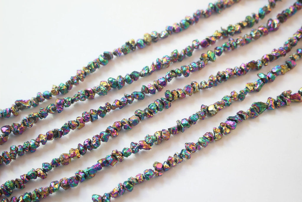 5pcs Irregular Crystal Imitation Ore Spacer Beads, 8mm, Crystal Loose Beads for Jewelry Making, DIY Beads Finding GZ436