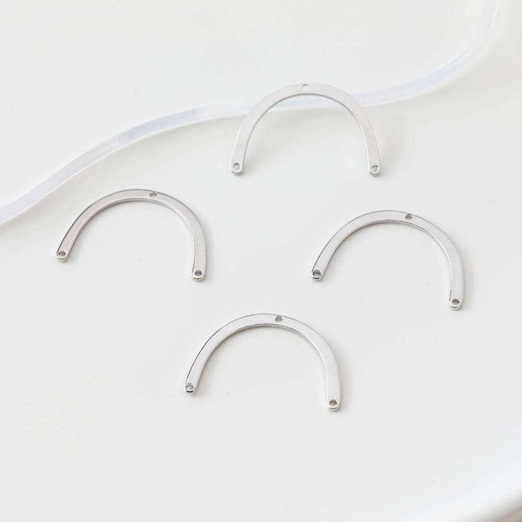 موصل ذهبي مقوس على شكل حرف U، نتائج صنع أقراط مطلية بالذهب عيار 14 قيراطًا، نتائج مجوهرات JG042