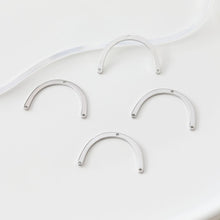 تحميل الصورة إلى عارض المعرض، موصل ذهبي مقوس على شكل حرف U، نتائج صنع أقراط مطلية بالذهب عيار 14 قيراطًا، نتائج مجوهرات JG042