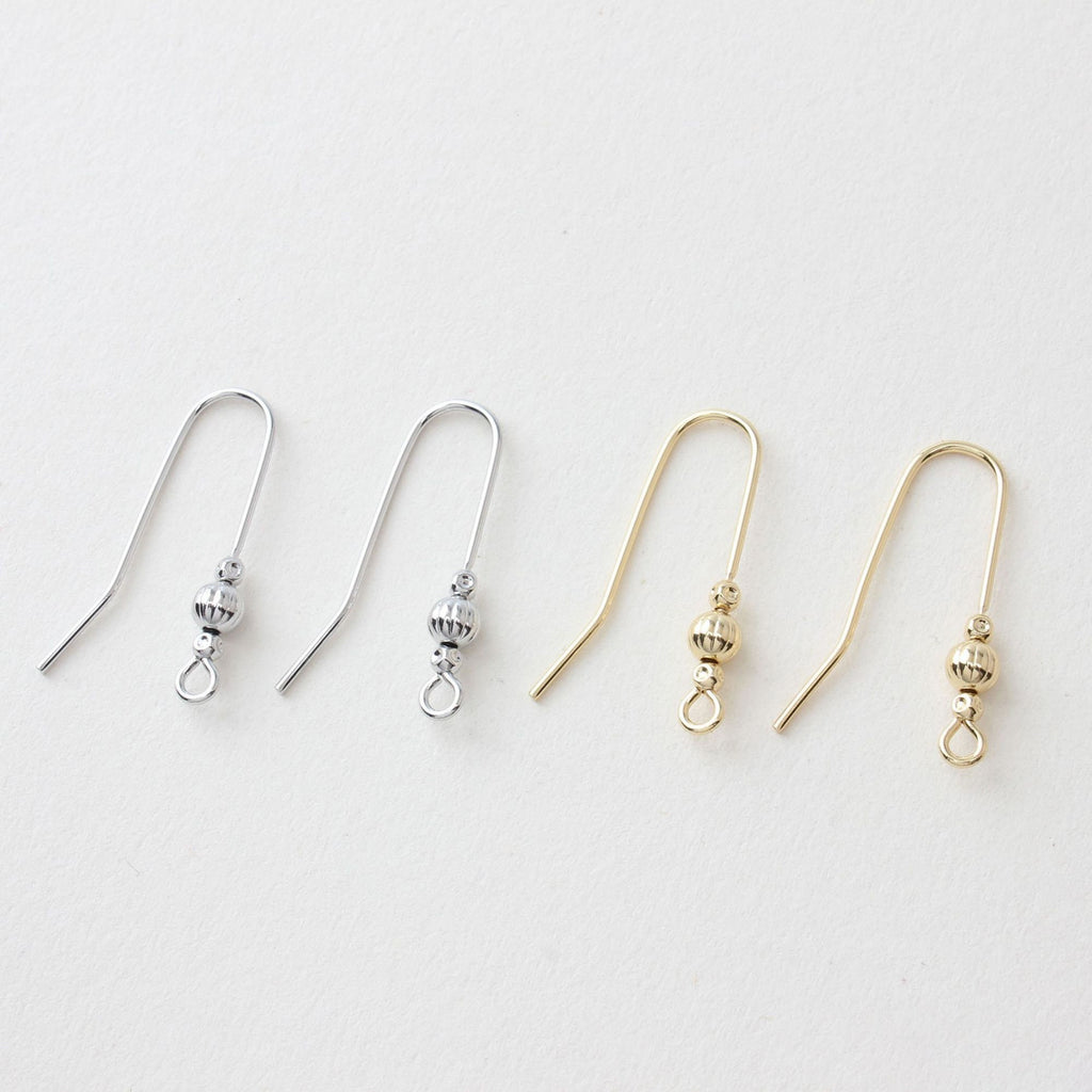 10pcs 18K Gold Plated Ear Wires, CZ Gold Earring Earring Hooks, Fish Hooks, Ear Wires for Jewelry Making BB062