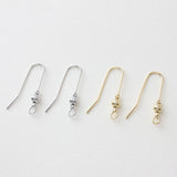 10pcs 18K Gold Plated Ear Wires, CZ Gold Earring Earring Hooks, Fish Hooks, Ear Wires for Jewelry Making BB062