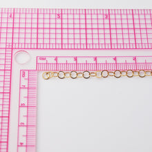 Load image into Gallery viewer, Stainless Steel Cable Chain, 4mm in Flat, 18K Necklace Link Chain, Unfinished Chain, Hypoallergenic, Necklace Making Findings GT010