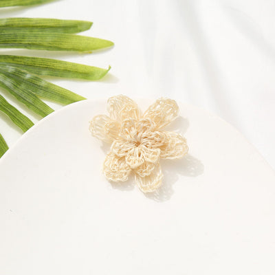 6PCS Rattan weaving Earring Findings, Boho earring making, Hawaii Vacation Style Straw Earrings for girl,Handmade Earring Finding BS008