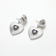 Load image into Gallery viewer, 14K Gold Round Stripes Post Stud, S925 Silver Pin, Round Stud Earring Nickel Free, Hypoallergenic Earring Findings GZ259