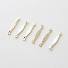 Load image into Gallery viewer, 10pcs Gold Connector Bar, Clay Earring Making Findings, Handmade earring making Supplies Finding JG063