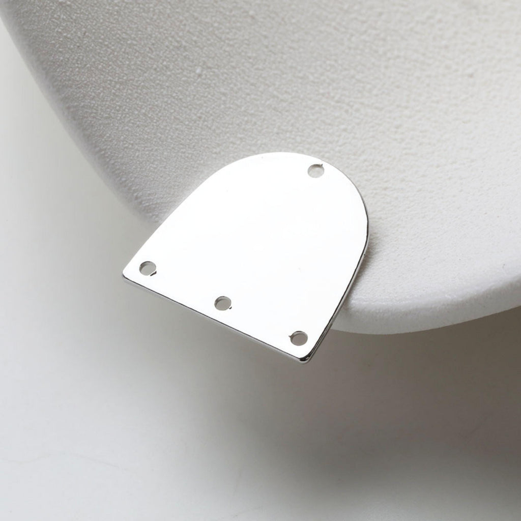 10pcs Geometric Link Connectors, Metal Blank, 14K Gold Plated, Triangle Blank Connectors, Arch Connectors Charm, Jewelry Findings GZ723