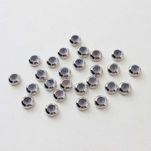 Cargar imagen en el visor de la galería, 10 cuentas redondas de goma con tope, 5/6/7 mm, ajustables y deslizantes, chapadas en oro o plata, para bisutería y pulseras, GZ325-ZX7019