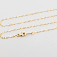 تحميل الصورة إلى عارض المعرض، سلسلة كابل جاهزة للقلادة مع مشبك جراد البحر، مطلية بالذهب عيار 18 قيراطًا، 18 بوصة، نتائج قلادة جاهزة للارتداء ZX255