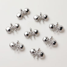 Load image into Gallery viewer, Bow Tie Charm, Bow Tie Bell Charm, Cubic Pendant, Earring Pendants, Real Gold Plated Brass Earring Charms, Jewelry Findings GZ729