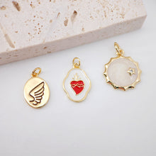 Load image into Gallery viewer, Enamel Carrot Charm, Carrot Pendant, 18K Gold Plated Pendant, Silver, Necklace Making Charm, Jewelry Findings S20263