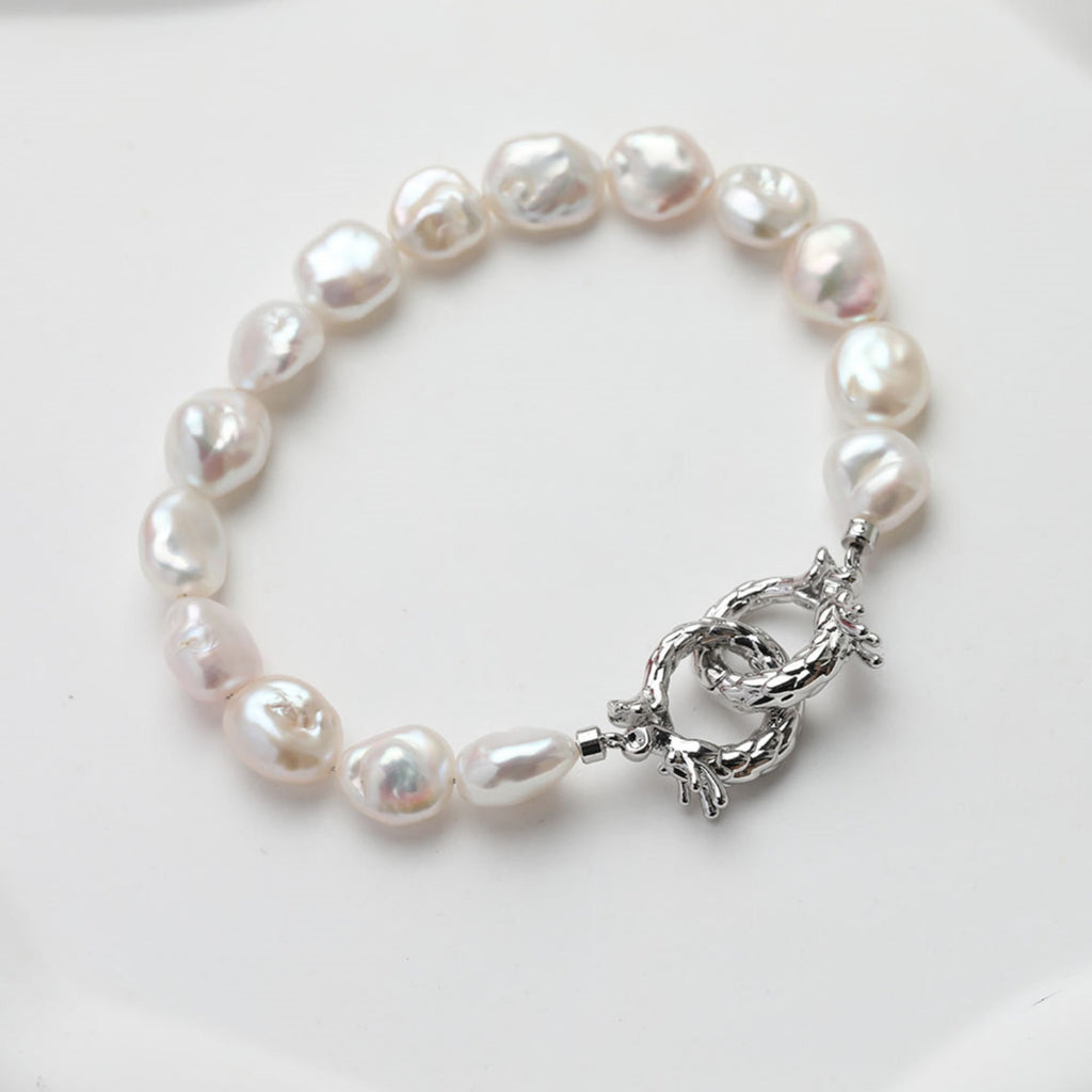 Double Loop Clasp, Dragon, Necklace Connector, 14K Gold/Silver Plated, Neckalce Bracelet Making Pendant, Jewelry Supply Finding GE127