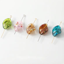 Cargar imagen en el visor de la galería, Cuentas esmaltadas irregulares, cuentas espaciadoras, 15 x 20 mm, cuentas sueltas de cristal para hacer joyas, hallazgos de cuentas DIY GZ040