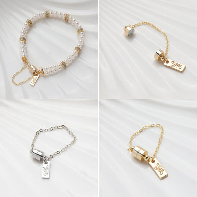 Magnetic Clasp with Butterfly Tag, One Set, 14K Gold Plated, 12*6.3mm, Clasp with loop, Chain Connector, Bracelet Making Clasp GT058