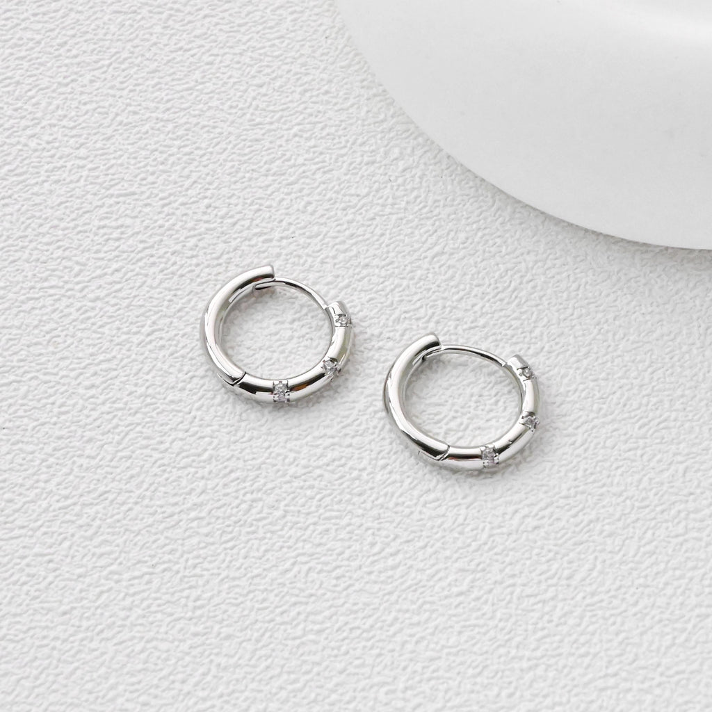 CZ Pave Earring Hoops, Gold Plated Huggie Hoop Earring, Leverback Earring, DIY Earring  Findings, Handmade Earring Supplies D0533