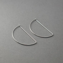 Load image into Gallery viewer, 20pcs- 14K Gold Plated Hoop Earring Finding, 40mm, Nickel Free Half Circle Earring Hoops, DIY Earring Charms, Earring Making Findings Z028