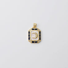 Load image into Gallery viewer, CZ Pave Card Charms, 18K Gold Plated Pendant, Necklace Making Charms, Jewelry Findings S1098