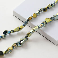 Load image into Gallery viewer, Irregular Glass Crystal Beads, Spacer Beads, 10mm, Crystal Glass Loose Beads for Jewelry Making, DIY Beads Finding GZ534