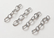 Load image into Gallery viewer, 14K Gold Chain Charm, Cut to Size, Necklace Bracelet Making Finding, Chain Connecor for Jewelry Making GT003