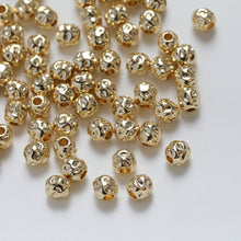 Load image into Gallery viewer, 10pcs Gold Plated Stone Beads, Barrel beads, 14K Gold, Silver, white, Spacer Beads, Irregular Beads, Bracelet Beads, Jewelry Finding GZ252