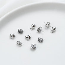 Load image into Gallery viewer, Stainless Steel Ear Nuts, 18k Real Gold Plated, Hypoallergenic Earring Backs for Studs , Earring Backs for Jewelry making Findings YY100