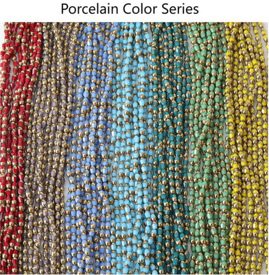 Vintage Drop Cut Faceted Glass Beads, 4.5*6.8mm, Crystal Glass Loose Beads for Jewelry Making, DIY Beads Finding GZ547