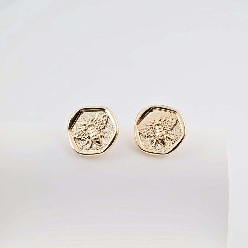 10pcs Round Butterfly Earring Post with Loop, 14K White Gold Plated, S925 Silver Pin Nickel Free Earrings, Knot Ear Stud with Loop ZX279