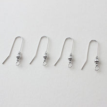 Load image into Gallery viewer, 10pcs 18K Gold Plated Ear Wires, CZ Gold Earring Earring Hooks, Fish Hooks, Ear Wires for Jewelry Making BB062