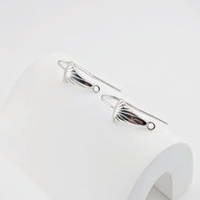 Load image into Gallery viewer, Silver Plated Ear Wires, Sun Ray Earring Hooks, Nickel Free, Fish Hooks, Ear Wires for Jewelry Making ZX289